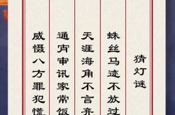 中秋灯谜题和谜底,传统节日里的智慧游戏